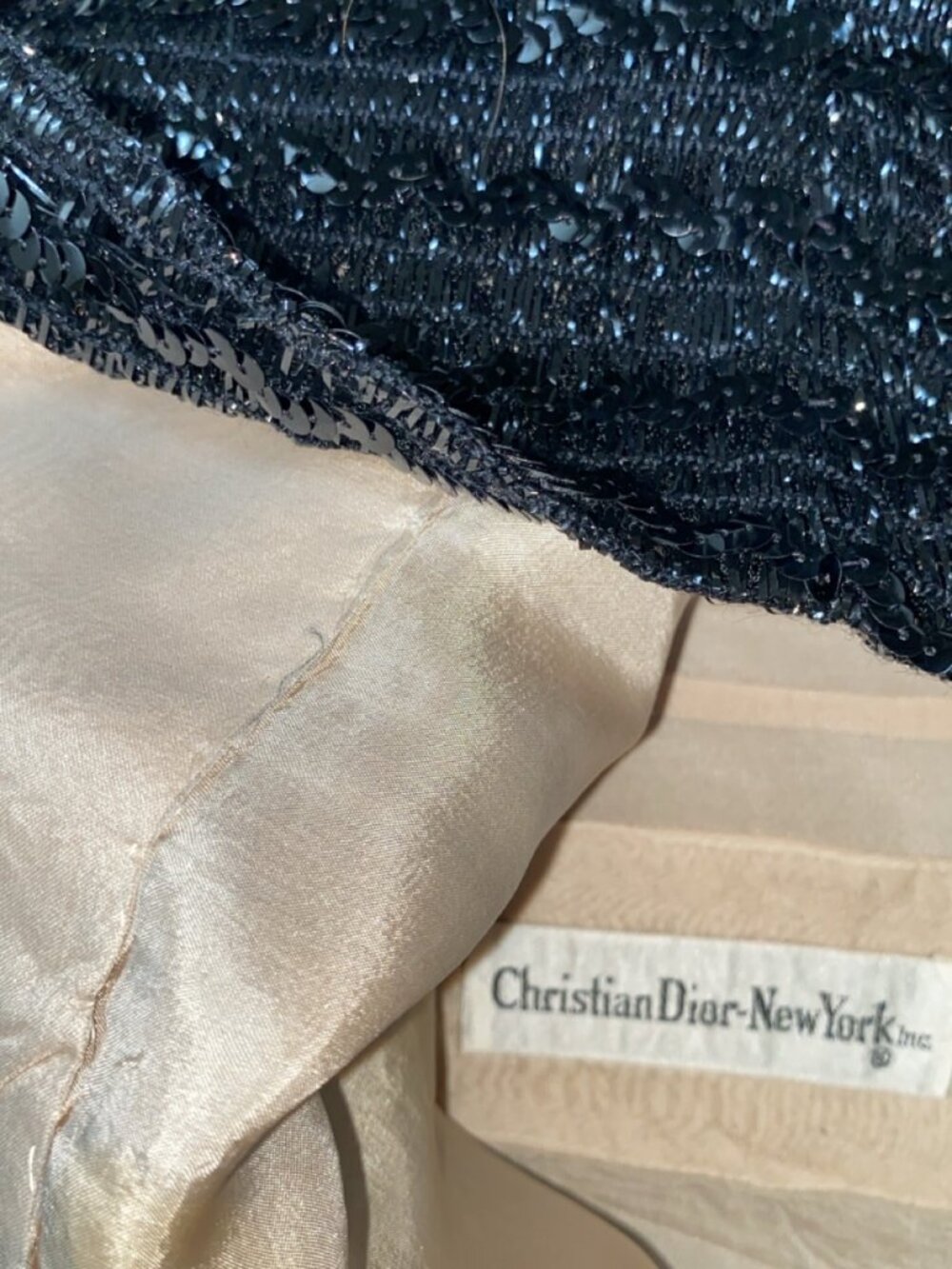 Vintage Black Dior Dress - Picture 6 of 12